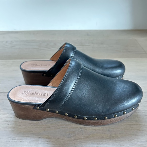 Madewell the Cecily Clog in Oiled Leather size 8.5 - Picture 4 of 5